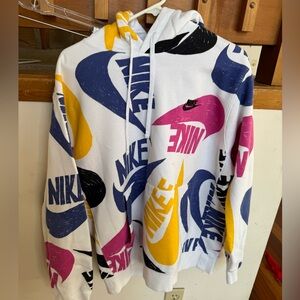 Nike hoodie sweatshirt. Size L. Multicolor